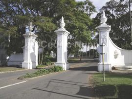 Entrance in the sugar industry town of Tongaat. KwaZulu Natal