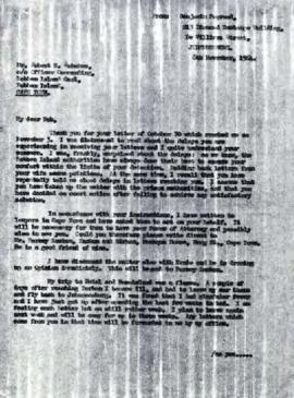 Benjamin Pogrund: Letter to Sobukwe, Robben Island