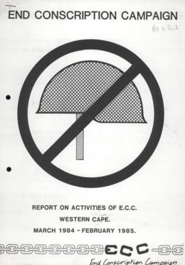 Report on Activities of the ECC in the Western Cape