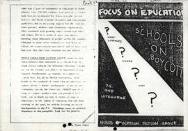 NUSAS pamphlet: Focus on Education