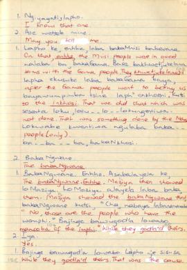 Transcript: Bonner series, Mnisi hsitory, Mboziswa Mnisi, Phumphele village, Book 1