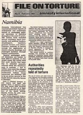 File on torture Namibia No 6