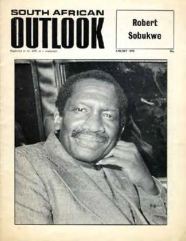 South African OUTLOOK magazine: Cover photograph of Sobukwe