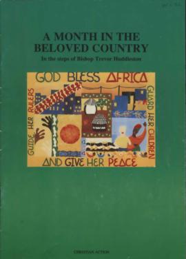 A month in the beloved country. In the steps of Bishop Trevor Huddleston, published by Christian ...