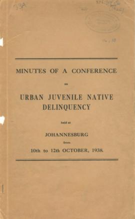 Urban Juvenile Native Delinquency: Proceedings of a Conference 