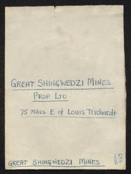 Great Shingwedzi Mines. Prop. Ltd. 75M. E.of Louis Triegaart