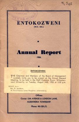 Entokozweni: Annual Report