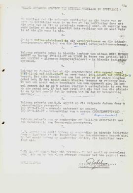 Affidavit by Wessel Johannes Strydom Van Niekerk dated 10 March 1982