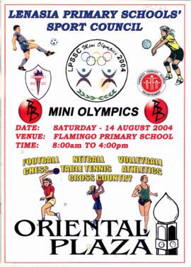 Mini Olympics host by the Lenasia Primary Schools' Sport Council, 14 August, 2004
