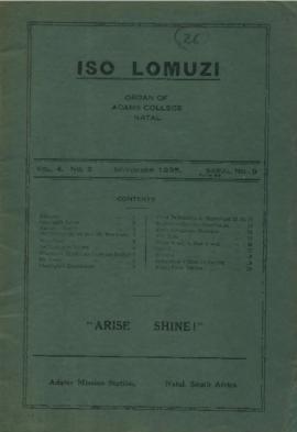 Iso Lomuzi, Volume 4, Number 2