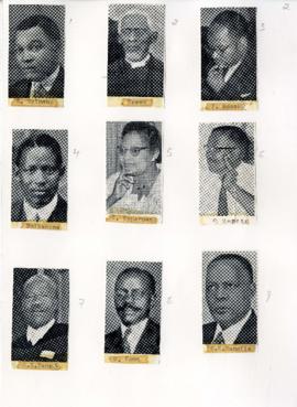 Page 2: S Msimang, Tsweu, P Mosaka, Moikangoa, C Opperman, S Radebe, SS Tema, D Koma, EM Ramaila