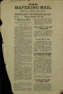 20 November 1899 Issue Number 14