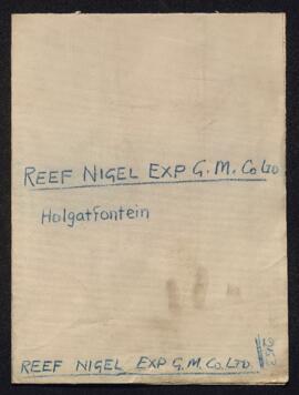 Reef Nigel Exp. G. M. Co., Ltd. Holgatfontein