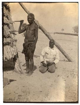 Bushman executioner for the tribe at Chief Martin's Kraal