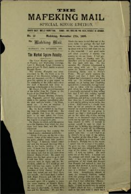 17 November 1899 Issue Number 13
