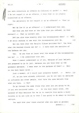 Transcript of the trial of David Bruce 