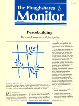 The Ploughshares Monitor three Publications 