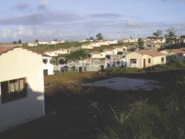 The development of 400 plus houses in the Sunnydale RDP housing estate. Eshowe, KwaZulu Natal