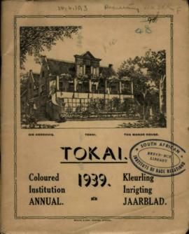 Tokai 1939 Coloured Institution Annual - Jaarblad 