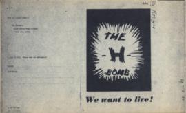 Pamphlet: "The H-Bomb. We Want to Live!"