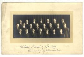 Webster Literary Society, University of Minnesota, group photograph