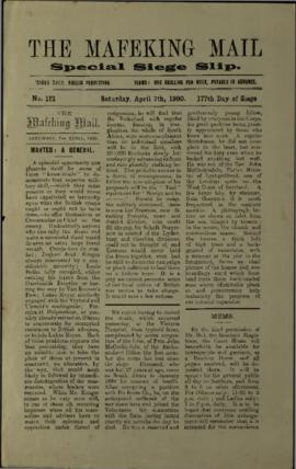 07 April 1900 Issue Number 112