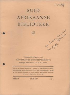 South African Libraries Quarterly 