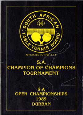 South African Open Championships, Durban, 1989