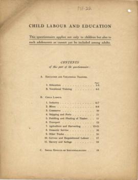 Child Labour and Education