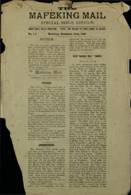 22 November 1899 Issue Number 16