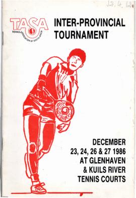TASA Inter-Provincial Tournament in Glenhaven & Kuils River, 23 - 27 December, 1986