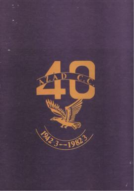 Azad Cricket Club Souvenir brochure, 1982-1983