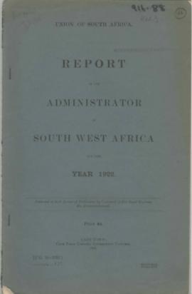 Report of the Administrator 