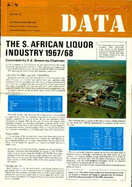 Data: S.A. Liquor Industry 1967/68
