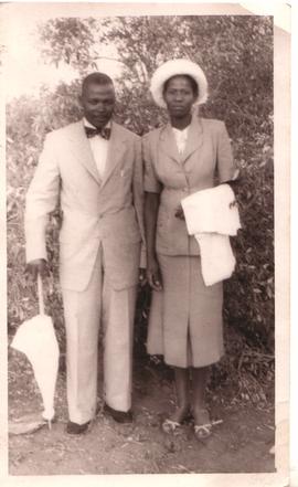 Mokgosi Maribe and Morekwe (wife), Mochudi-Botswana