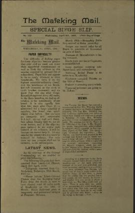 04 April 1900 Issue Number 109