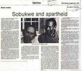 Martin Williams, Natal Witness: Sobukwe and apartheid, review by Martin Williams