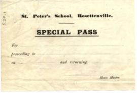 Samples of Special Passes