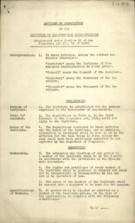 Memorandum and Articles of Association  2