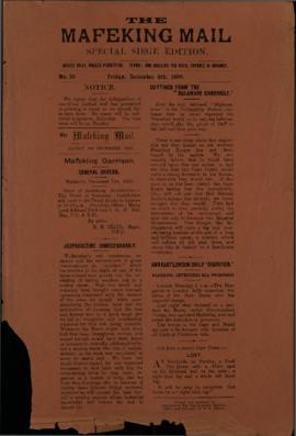 08 December 1899 Issue Number 29