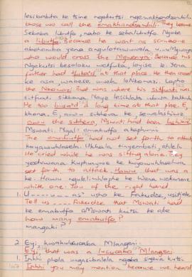 Transcript: Royal collection, Maboya Fakudze, UmLandvo weMaSwati, Book 5