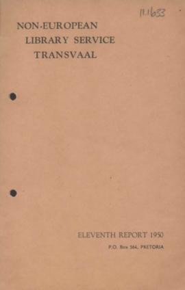 Non-European Library Service Transvaal, 11th Report