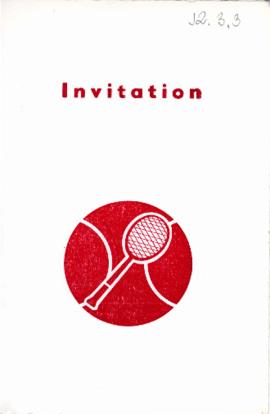 TASA Invitation to Welcome Reception, Benoni, 29 December, 1979
