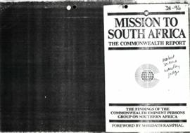 Extract from Mission to SA. The Commonwealth Report Chapter 3: The release of Nelson Mandela and ...