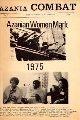 Pan Africanist Congress of Azania: Azania Combat No 3 1975