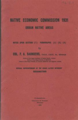 Memorandum on the Inter-racial problems of South Africa, issued by the general meeting of the Soc...