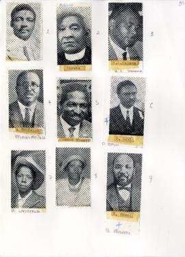 Page 10: Mareka, GL Kakana, Mahlangu, James Nkosi, P Bell, R Landsela, S Msani