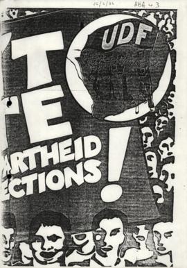 Pamphlet (UDF) Don't Vote in Apartheid Elections!
