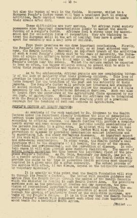 Documents relating to Non-European Social Workers Association; Constitution; General Annual Meeti...
