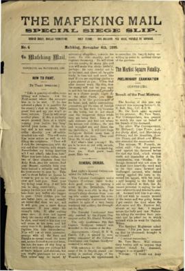 4 November 1899 Issue Number 4